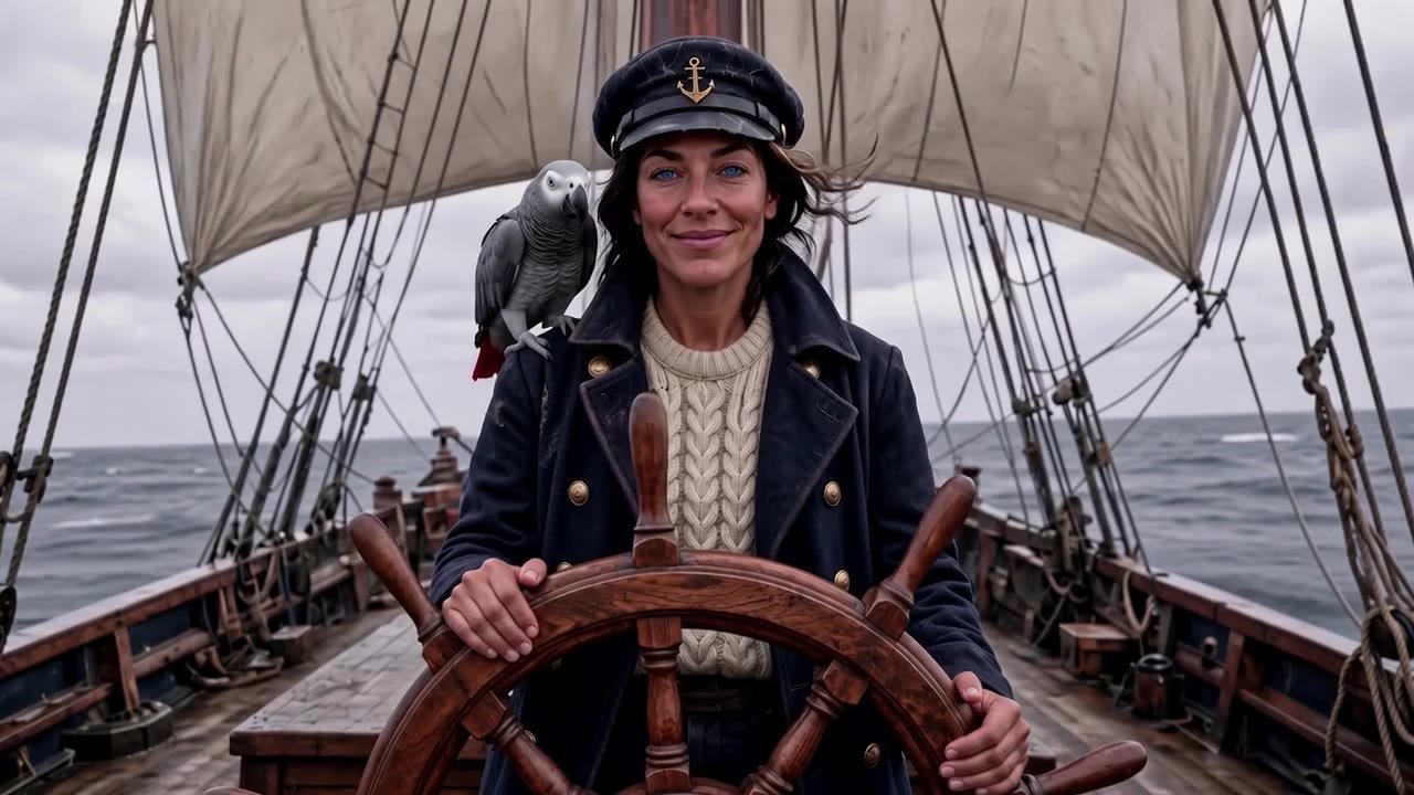 Captain Aurelia Lostel and Whitney on the Valhalla